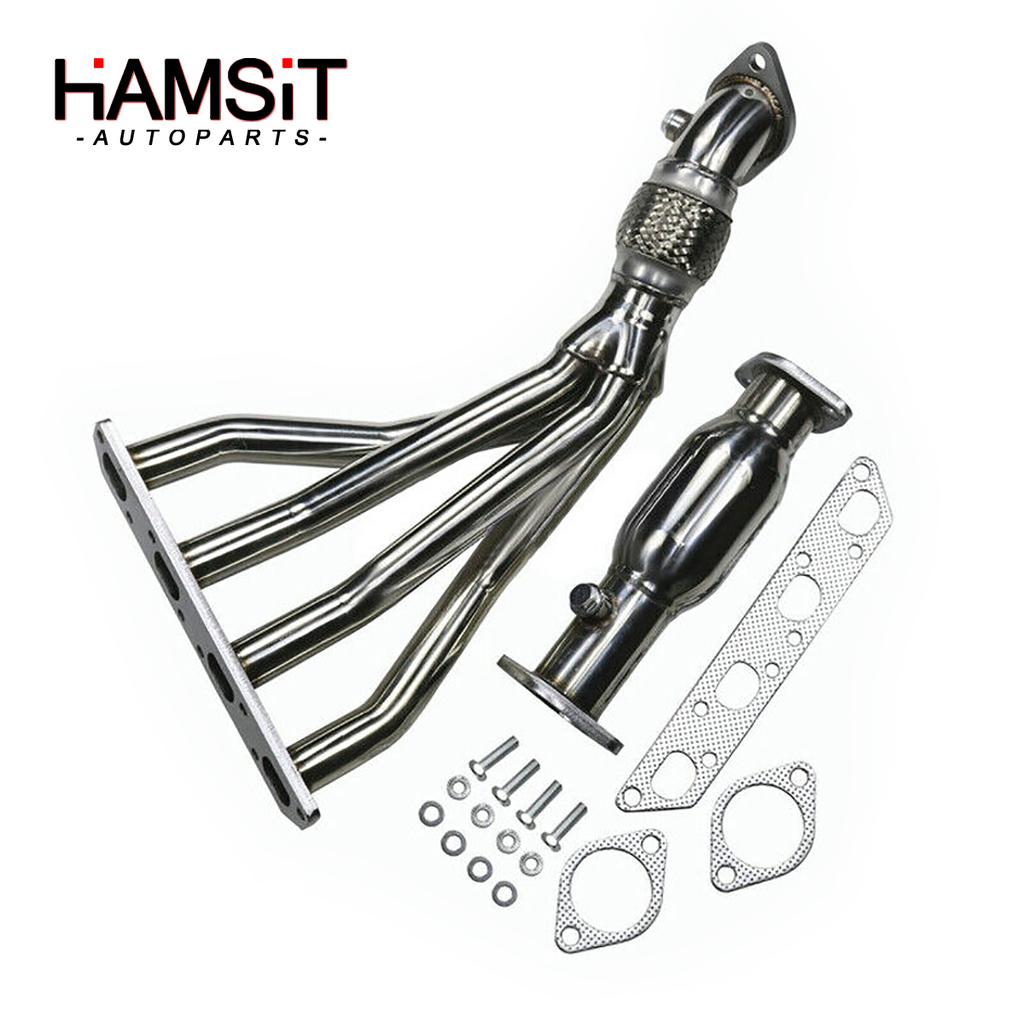 Hamsit Stainless Steel Manifold Header For 02-06 Mini Cooper S Hatchback Convertible 1.6 Jcw R50 R52/53
