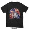 Cat Patriotic America Cats USA Flag Fireworks 4th Of July T-Shirt