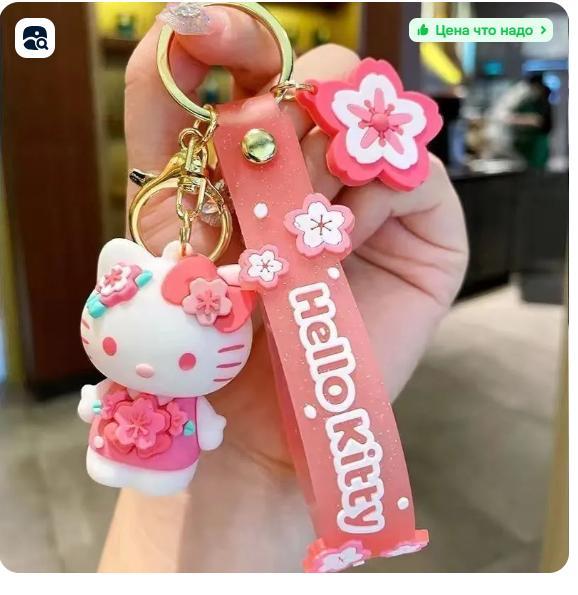 

Брелок One Size розовый