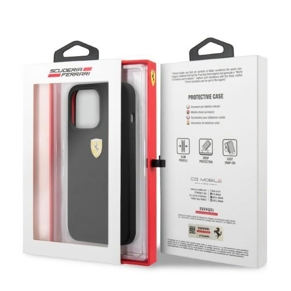 Ferrari Fessihmp13Lbk Iphone 13 Pro / 136,1 Czarny/Black Hardcase Silicone Magsafe
