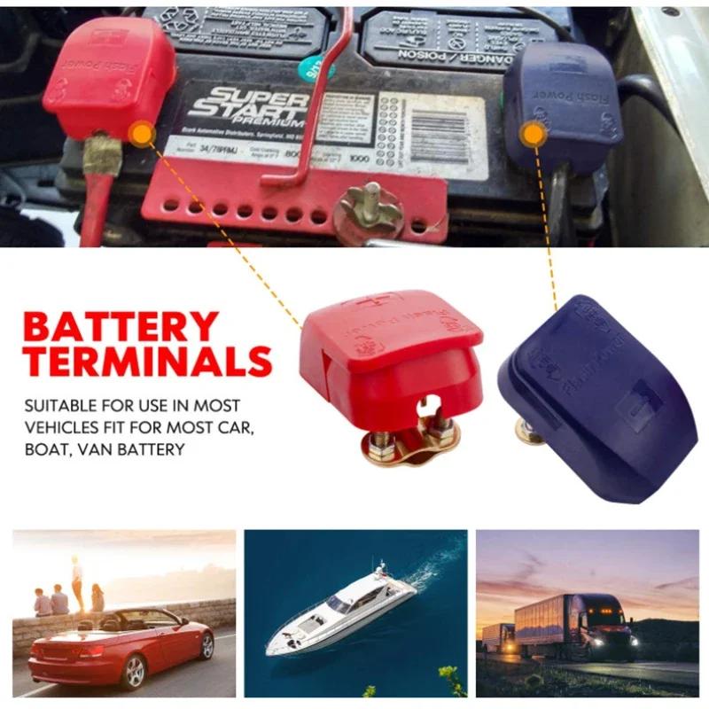 1 para zacisków szybkozłącznych do zacisków dodatnich i ujemnych elektrod, zaciski akumulatora samochodowego, akcesoria samochodowe