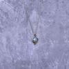 Natural Moonstone rose cut Necklace Rainbow Moonstone healing crystal Handmade Necklace Silver Oxidized Necklace For Women  Unique Gifts