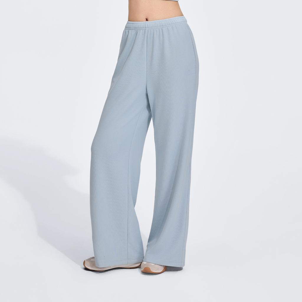 Li-Ning Soft Solid Color Simple Versatile Loose Casual Pants Women bottoms AKLW258-6