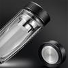Bouteilles d'eau en verre à double paroi de 380 ml pour boire du thé avec infuseur, gobelet, filtres en acier inoxydable, passoire à thé, articles de boisson de voyage