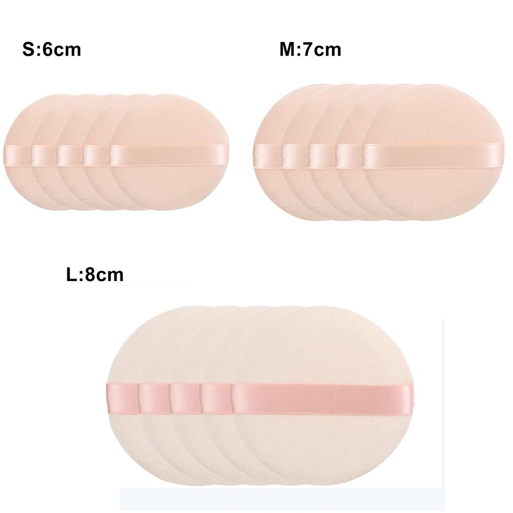 5PCS Air Cushion Special Puff Soft Facial Beauty Sponge Powder Puff Pads Women Face Foundation Cosmetic Tools 6/7/8CM