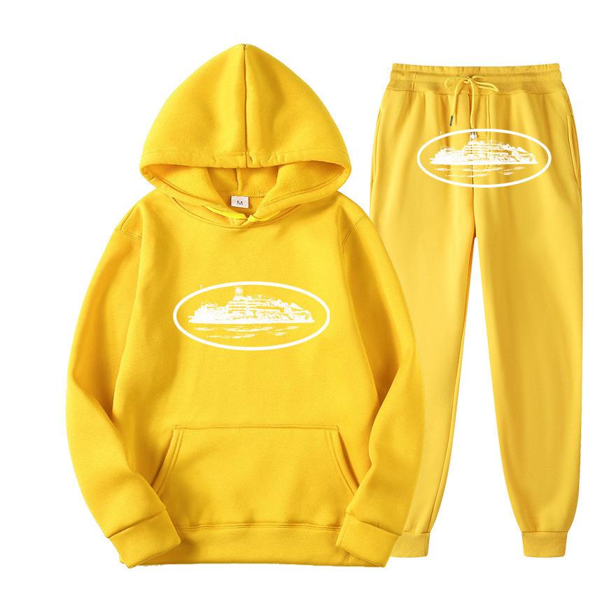 Trendy Street Loose Hoodie Set Brand Hip Hop Skateboarding Casual Men's
