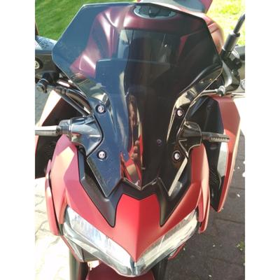Motorcycle Double Bubble Windshield WindScreen Screen For 2024 Kawasaki Z900 Z 900 Z 650 Z900