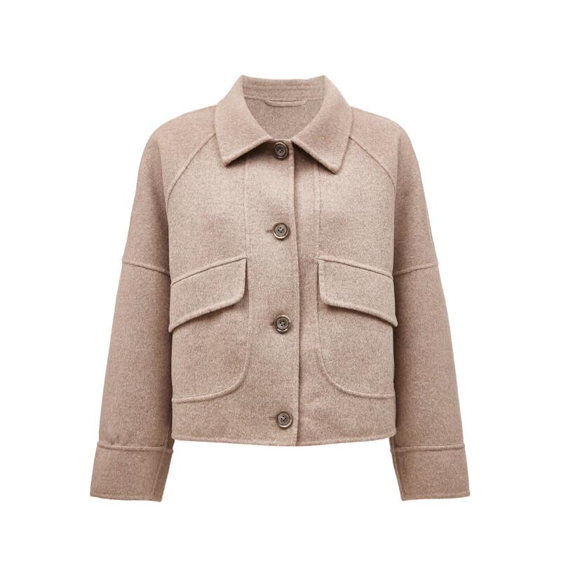 VEROMODA Women's Double-Faced Wool Blend Short Coat