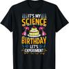 Birthday Boy Girls Science Stem Kids Birthday Party Theme T-Shirt