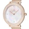 Danielwellingteon Crystalline Bezel Melrose Women'S Rose Gold Metal Wristwatch