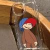 The Cartoon Monkey with a Hat Is Suitable for iPhone 16 Cases, iPhone 11/12/13/14/15 Pro Max Protective Cases