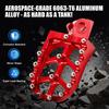 Electric Dirt Bike Foot Pegs CNC for ETM RTR/Lite Red, 7075-T7 Aluminum Alloy | Wider Anti-Skid Platform | Anodized Finish | Direct Fit | Easy