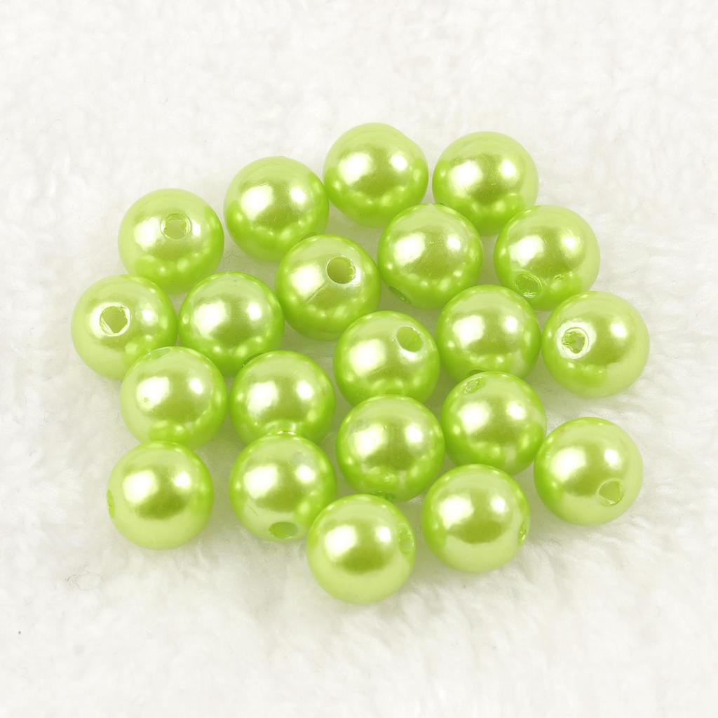 4mm 6mm 8mm 10mm Mărgele acrilice rotunde în mai multe culori Imitație de perle margele distanțare libere pentru realizarea de bijuterii artizanat manual