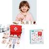 Childrens Wooden Medical Kit Toy For Imaginative Role Playing Learning