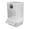 4X White Bird Feeders Automatic Parrot Feeder Drinker Seed Food Container Cage For Small And Medium Parakeets