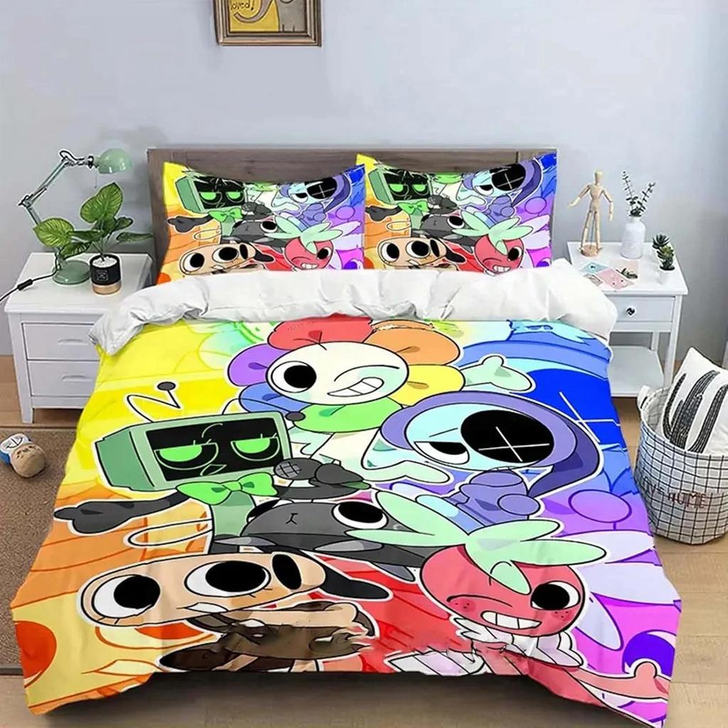 Anime Bedding Sets For Kids Dandy'S World Duvet Cover Set Single Double King Size Bed Set Adult Bedroom Duvet Cover Pillow Case