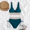Split Bikini Swimsuit Women's Tight Waist Multi-color Hot