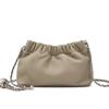 New Genuine Leather Cloud Bag Shoulder Bag Handbag Women's Crossbody Bags Cowhide Underarm Small Chain Dumpling Bag Ladies Korea