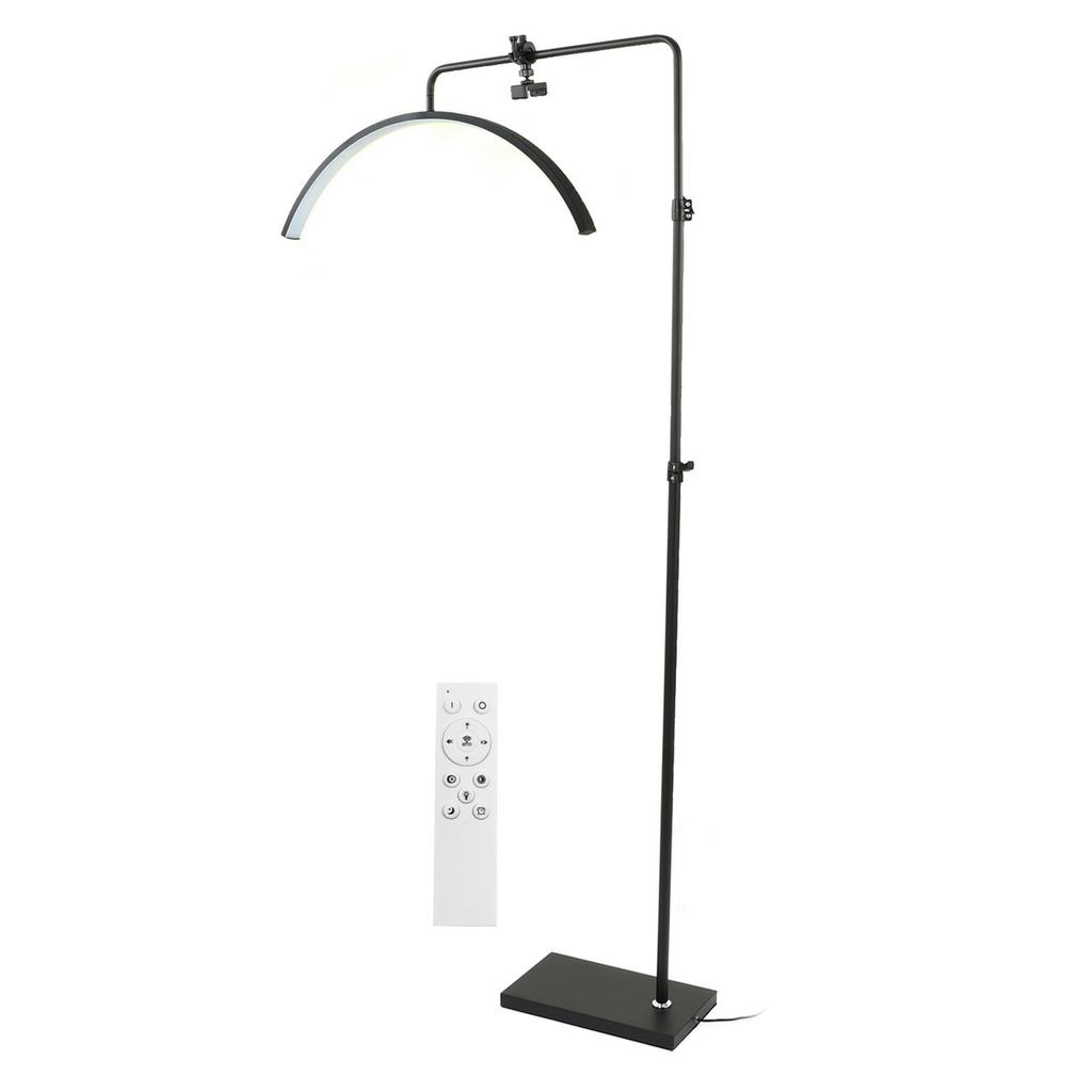 LED Floor Light 36W 2520LM 2700K To 5600K Stepless Dimming 22in Half Moon Beauty Salon Floor