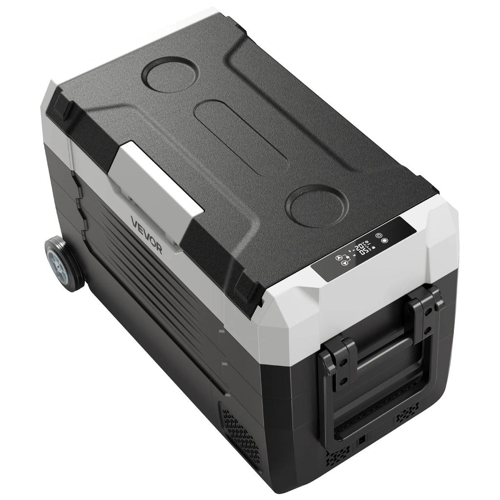 VEVOR Car Refrigerator, DC 12/24V AC100-240V Compressor Electric Cooler, -20 degrees C to 20 degrees C Truck Refrigerator with APP Control