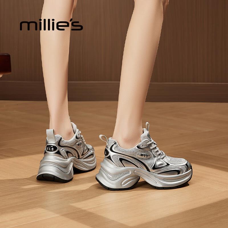 Millies Women s Platform Dad Sneakers EU 36