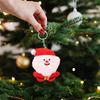 1PC Ornament Plush Keychains Gift Bag Charm Keyring Bag Pendants Cute Christmas Plush Doll Bag Accessories Christmas