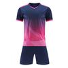 New football jersey set Student sports games Adult children's short-sleeved football jersey Printing number Wholesale