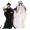 Skeleton Haunted House Props Pendant Ghost Bride Groom Rattan Ring Garland Party Dress Up Decoration Supplies Halloween Decor