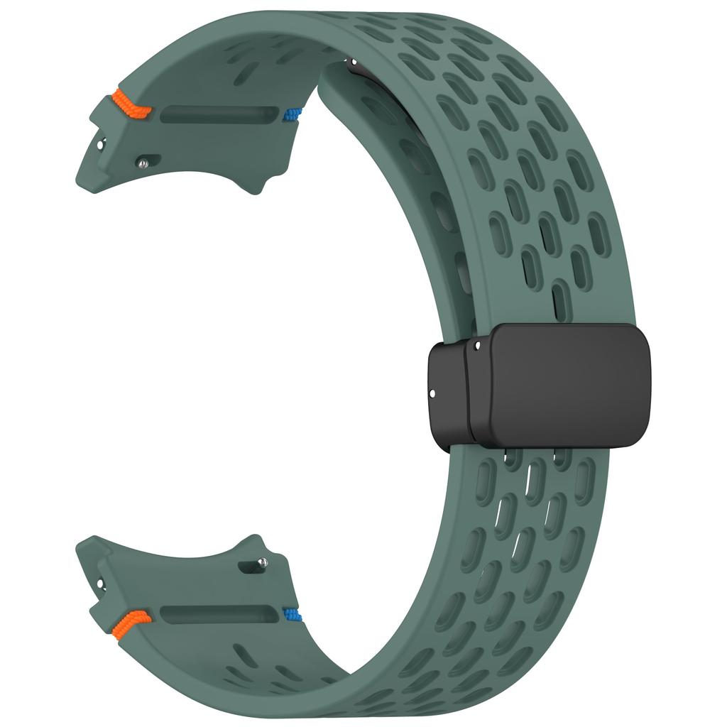 20mm Straps for Samsung Galaxy Watch 7 5 Pro 6 5 4 Magnetic Buckle Silicone Band Correa Galaxy Watch 6 Classic No Gaps Bracelet