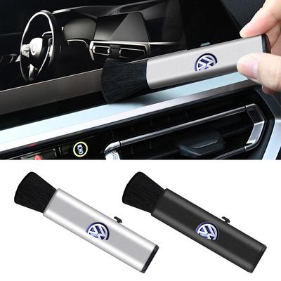 Car Vent Cleaning Soft Brush Car Interior Cleaning Tool Car Brush For Volkswagen Polo B5 B6 B7 T4 T5 Golf 4 5 6 Tiguan Jetta Gol