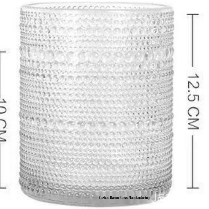 Romantic Round Glass Aromatherapy Candle Holder for Home Decor