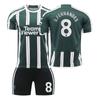Maglia da Allenamento Away Diavolo Rosso Man Utd 2023-24 (Edizione Fan) Maglie da calcio