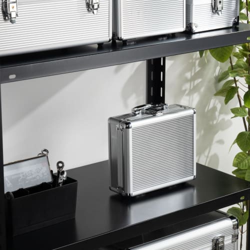 JEJ Astage Aluminum Tool Case AL-A002, Aluminum Tool Box, Key Width 25cm X Depth 9.5cm X Height 23cm