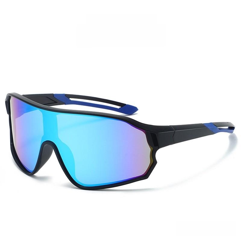 

Outdoor Cycling Sunglasses With Colorful Lenses For Riding And Sun Protection Blue