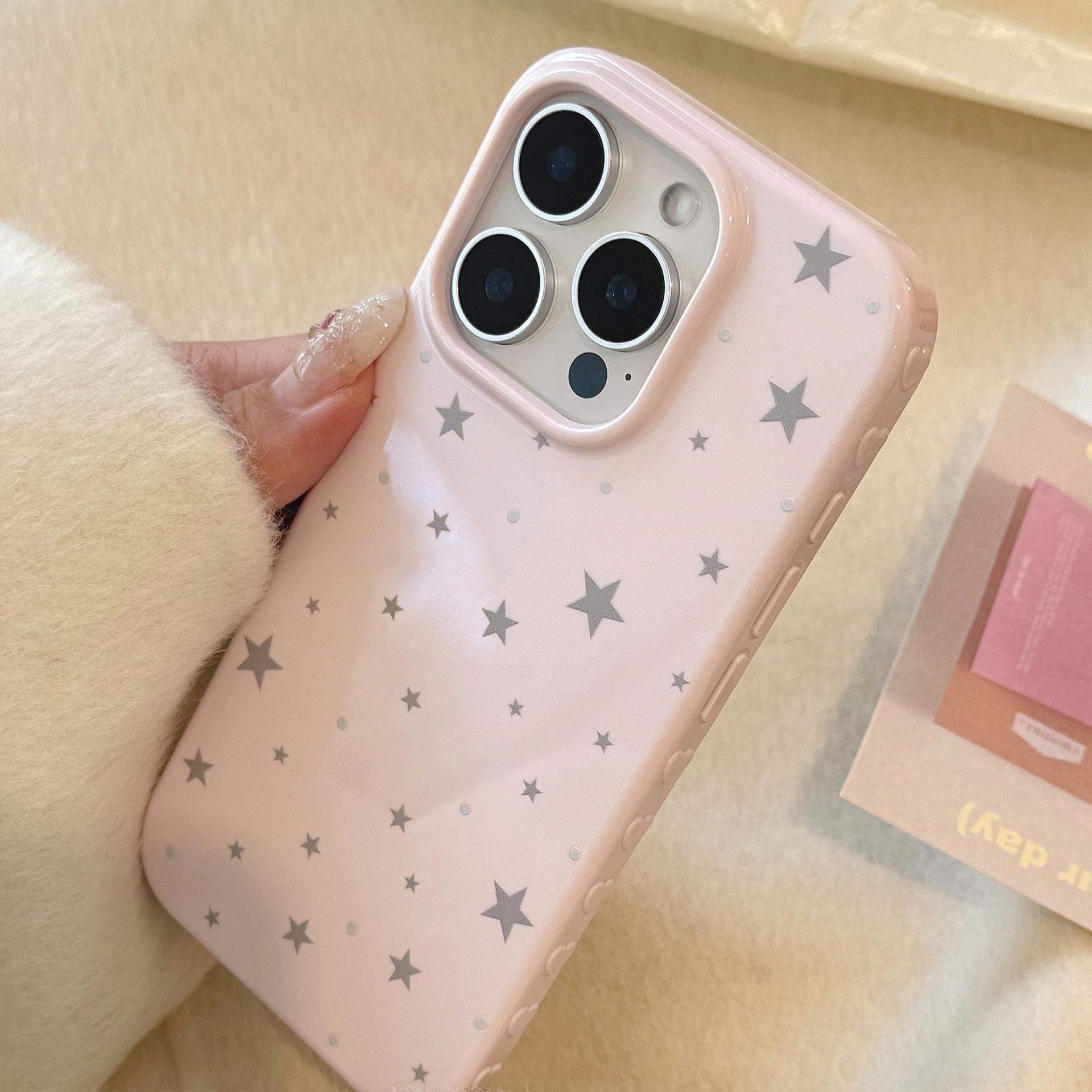 

Personalized Gray Star for IPhone17promax Mobile Phone Case for Apple 16 Simple 14 All-inclusive 13 Soft 15 Glossy 12/12pro