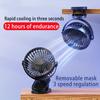 Portable USB Electric Fan Mini Portable hanging/clip-on/desktop Three Modes Of Use, 720 Degrees Rotating Blower Cool