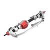RC Front Axle Assembly Aluminum Stainless Steel Front Portal Axle Assembly with 27T 8T Internal Mounting Gear Rod Mount