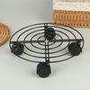Plant Stands Indoor Metal Flower Pot Stand Heavy Duty Plants Holder With Four Wheels Plant Mobile Trolley For Corner Gardening