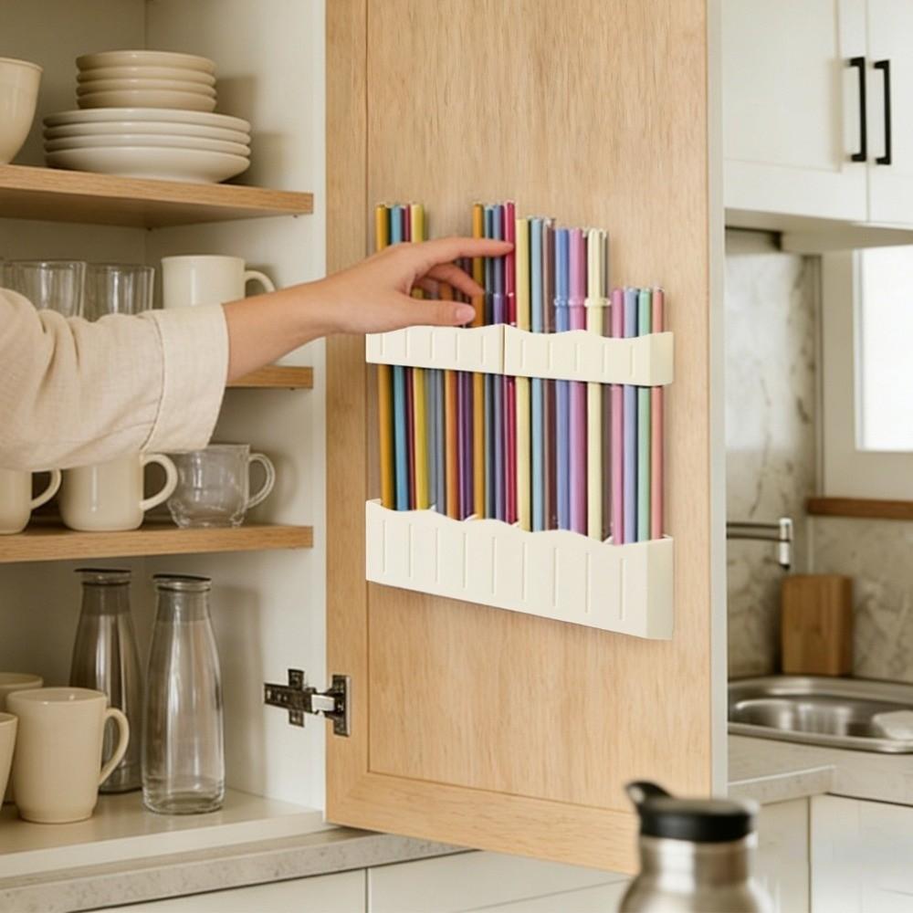 Multifunctional Straw Storage Rack Wall Mounted Cabinet Door Storage Container  Coffee Shop