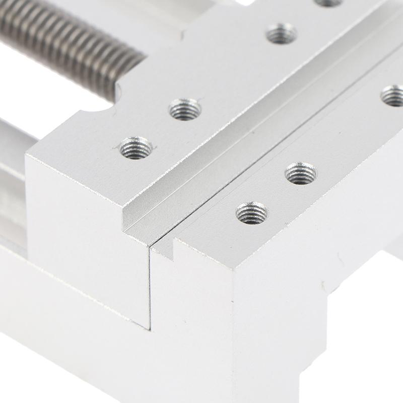 Micro Exquisite Drill Press Vise With Rubber Soft Jaws Portable Drilling Guide Jig Woodworking Adjustable Punch Locator