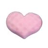 19mm Cream Flocked Heart Stickers for DIY Jewelry, Earrings & Phone Cases