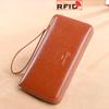 Women's RFID Anti-Theft Long Wallet - Clutch Purse, Coin Pouch & Card Holder
