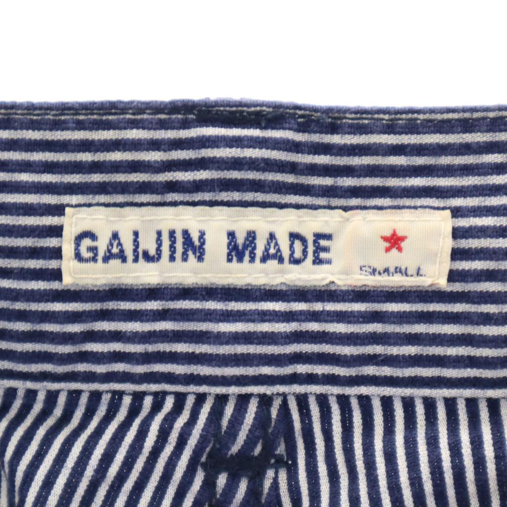 GAIJIN MADE vyrobeno v Japonsku Kalhoty s pruhovaným vzorem S Námořnická systém Pánské Použité