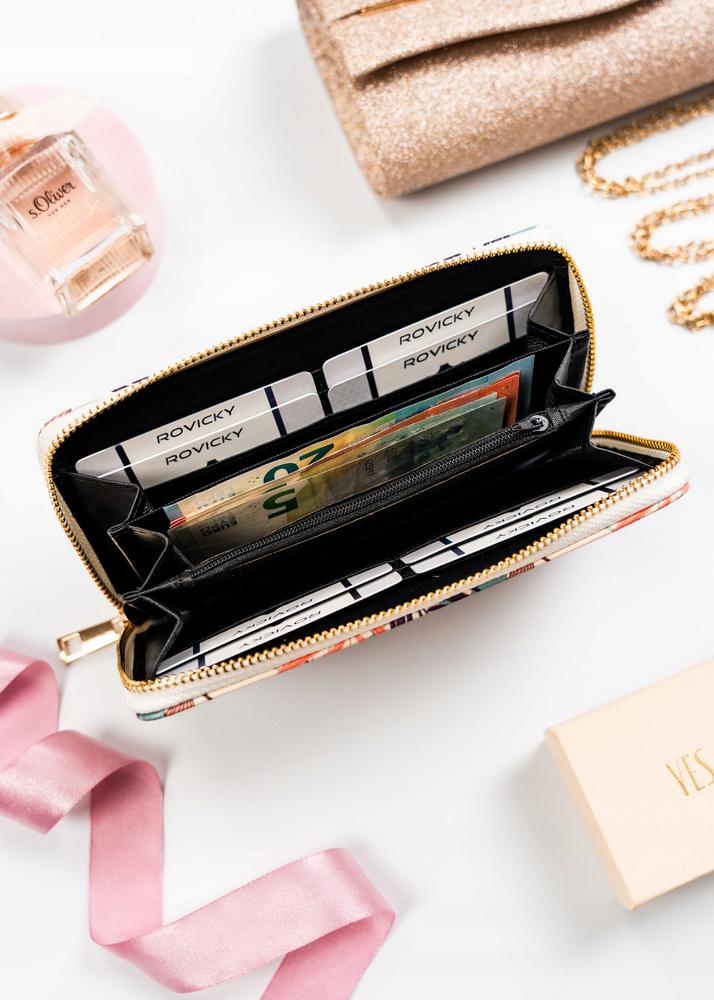 Portfel-piórnik Damski Ze Skóry Ekologicznej