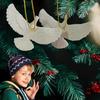 1Pc Friendship Doves Resin Christmas Ornament Doves Christmas Tree Ornament Best Gift