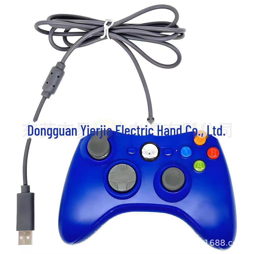 

Проводной игровой контроллер Xbox 360 Dual Vibration для ПК — Goku Edition красный