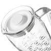 Glass Beverage Jug with Lid 1.1L