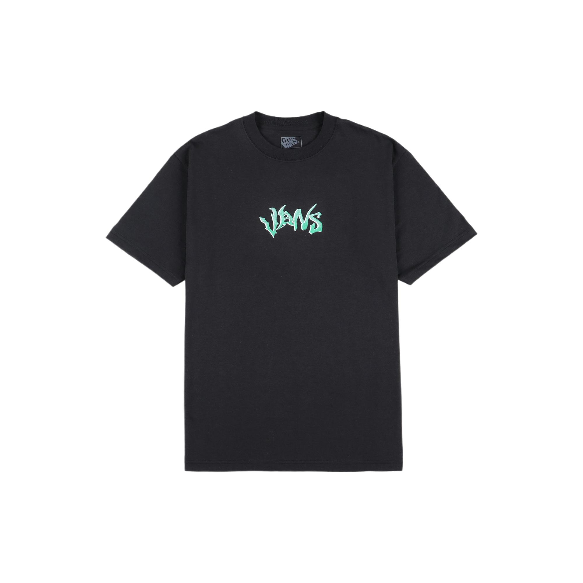 Vans T Shirts Unisex Black Crew Neck Moderate VN000SY0BLK L