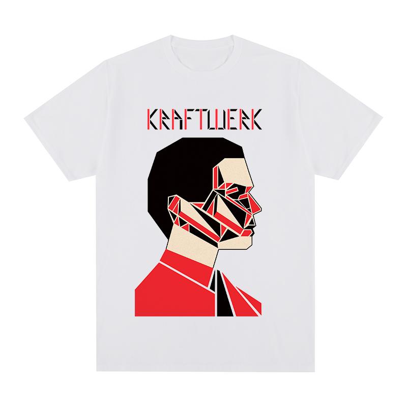 Kraftwerk Винтажная футболка Электронный Краут-рок Neu Хлопок Унисекс Футболка Новая ТИШКА ФУТБОЛКА Женские топы S