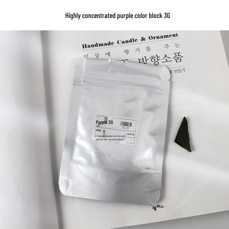 High-Concentration DIY Candle Pigment: Solid Pigment for Easy and Strong Wax Coloration